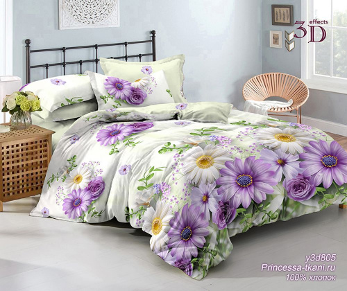 КПБ Поплин на резинке Арт. y3d805